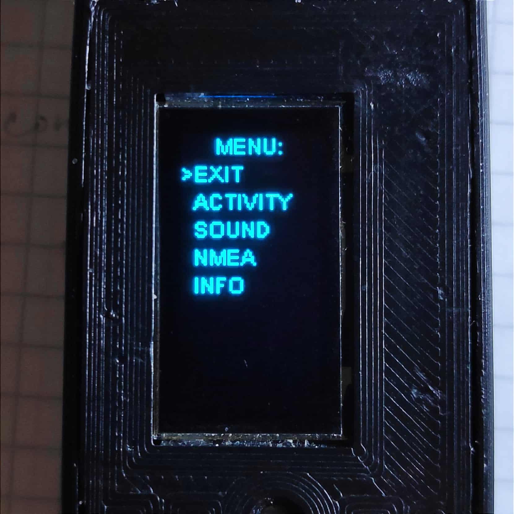 F1 with side-mounted SOS and menu buttons