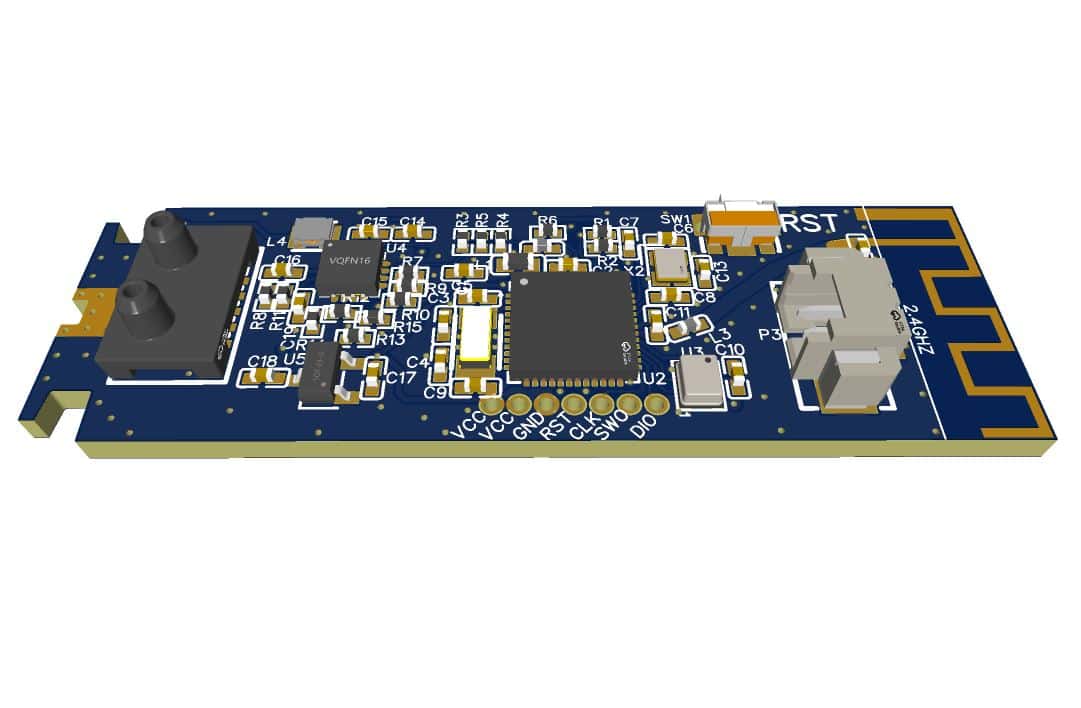 Assembled FlyBeeper TAS PCB v4 with USB Type-C charging